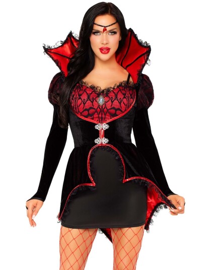 Leg Avenue Blodsugende Bombshell Vampyrkostyme til Dame L Leg Avenue Blodsugende Bombshell Vampyrkostyme til Dame L