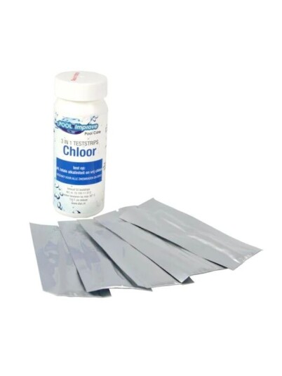 Bestway Pool Improve 3in1 Test Strips pH/Alkalinity/Chlorine 50 pcs.