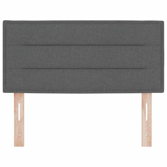  LED Hodevegg Linje Design Mørk Grå 80 cm Stoff