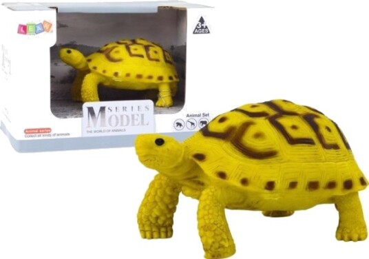 Leantoys Figur Samlefigur Skilpadde I Gul/Brun D Leantoys Figur Samlefigur Skilpadde I Gul/Brun D