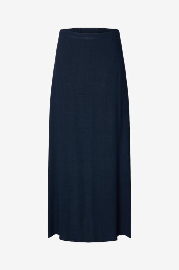 Selected Women   Maxi skjørt slfViva HW Ankle Linen Blend Skirt   Blå