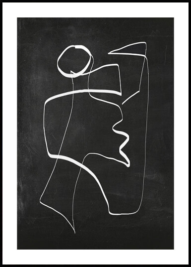 Abstract Line Art 6 2 Plakat Plakat / 30x40cm