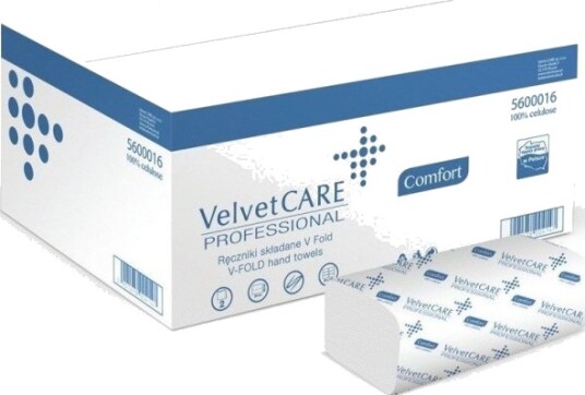 Velvet Celluloseservietter Velvet 2 Lags 6000 Ark 40 Stk. Hvite Velvet Celluloseservietter Velvet 2 Lags 6000 Ark 40 Stk. Hvite