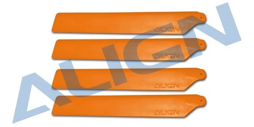 Align HD123ET 120 Main blades for T-Rex 150. Orange