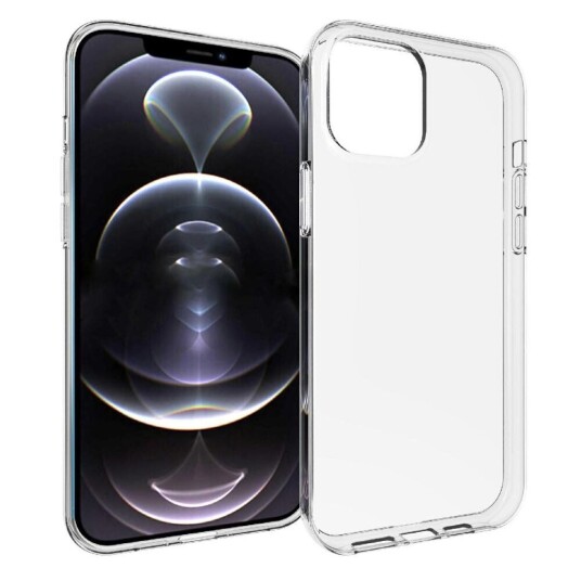 INCOVER iPhone 13 Pro Max Fleksibel Plast Deksel - Gjennomsiktig