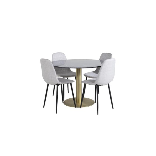 Venture Home Spisegruppe Venture Home Estelle med 4 Phoi Stoler Polyester GR20435