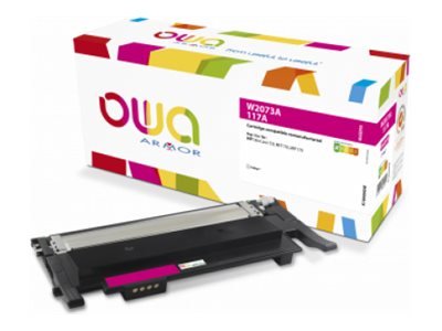 Owa - Magenta - Kompatibel - Boks - Gjenfabrikert - Tonerpatron Alternativ For: Hp W2073a - For Hp Color Laser 150Nw Mfp 178Nw Mfp 178Nwg Mfp 179Fnw