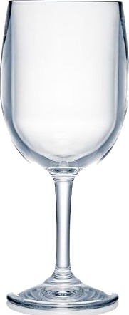 Strahl, Vinglass, Polykarbonat (384ml) - 4stk.