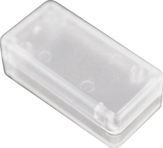 Hammond Electronics 1551BCLR 15 × 25 × 50 mm ABS Hvit Transparent Kabinett