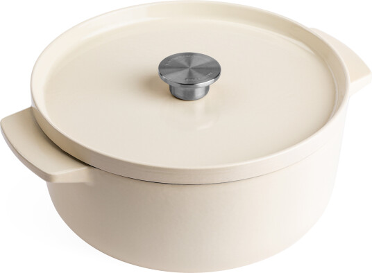 Kitchenaid Støpejernsgryte 26 cm/5,2 liter almond cream Kitchenaid Støpejernsgryte 26 cm/5,2 liter almond cream