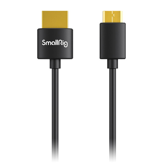 SmallRig 3040 4K Mini HDMI til HDMI Kabel 35cm Svart