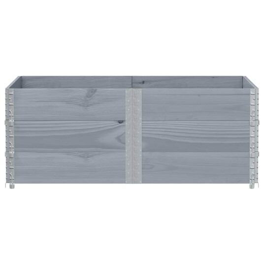 Hageplantekasse grå 150x100 cm heltre furu