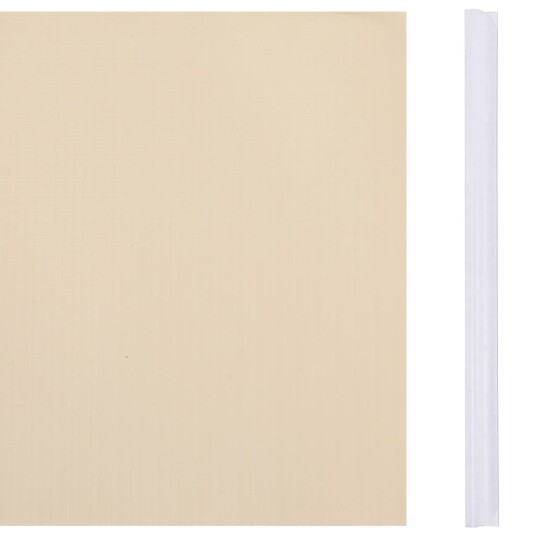 vidaXL Hageskjerm 4 stk PVC 35x0,19 m kremhvit vidaXL Hageskjerm 4 stk PVC 35x0,19 m kremhvit