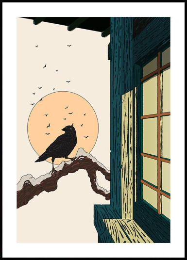 Raven's Dawn View Plakat Plakat / 21x30cm