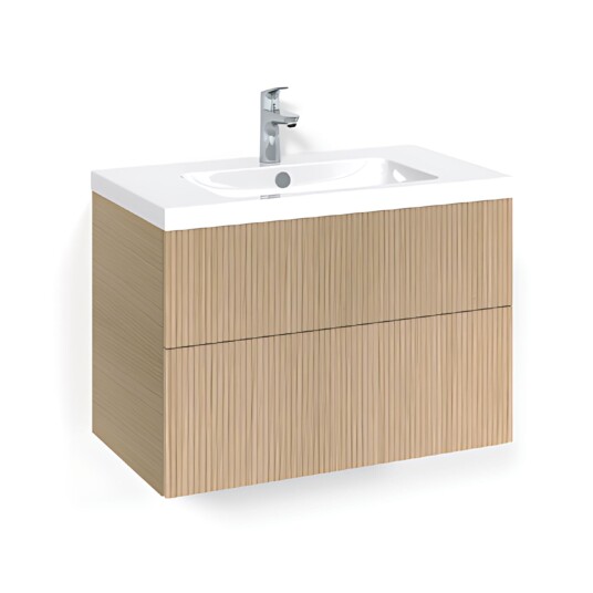 Macro Design Crown Line Servantskap 2 Skuff - med Light Servant Eik / 80cm 45