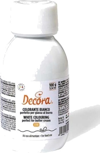 Decora Matfarge Uten E171 Hvit 100 Ml 