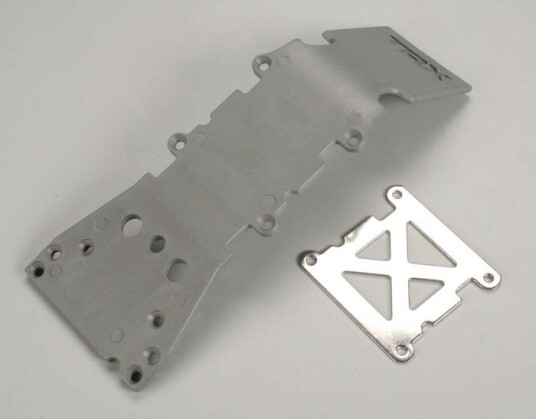 Traxxas 4937A Skid Plate Front Plastic Gray