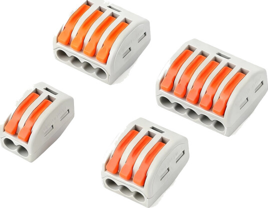 Koblingsklemmer sett 46 stk. 0,32 2,5 mm² for 2/3/4/5 ledere Koblingsklemmer sett 46 stk. 0,32 2,5 mm² for 2/3/4/5 ledere