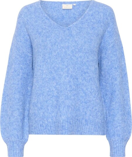 Kaffe Dame Strikkevarer Blå L,