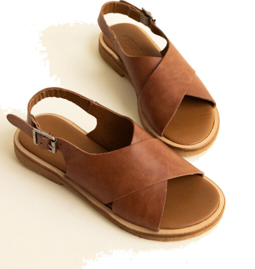 ANGULUS Sandals - Flat  - Open Toe - Op - Brown - 30
