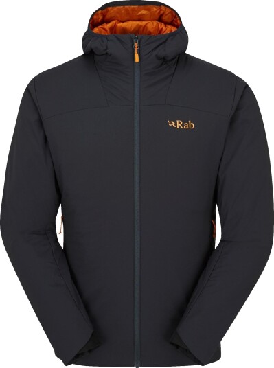 Rab Xenair Alpine Light Jacket Ebony (Marmalade) L Rab Xenair Alpine Light Jacket Ebony (Marmalade) L