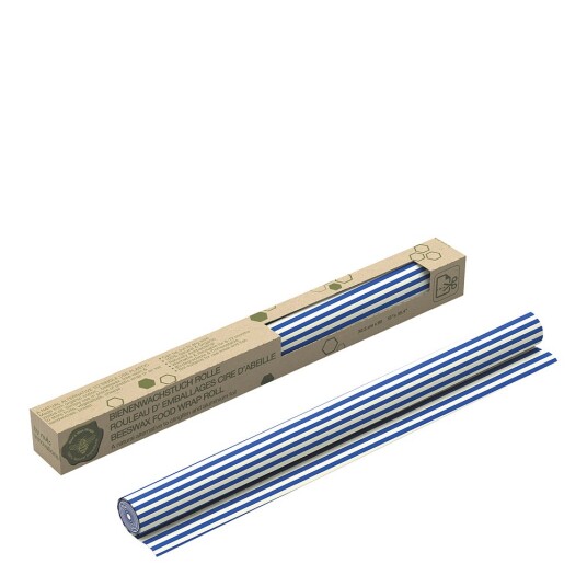 Nuts Innovations Biovoksduk rulle striper 30x90 cm blå