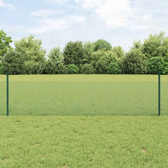 Gjerde med innlegg. grønn 0.5 x 50 m Stål