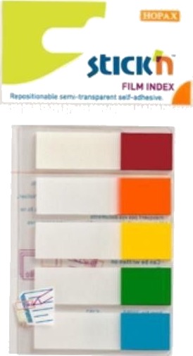 Indeksfaner Selvklebende I Mix 5 Farger Neon 155295