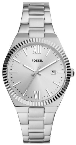 Fossil Dameklokke ES5300 Scarlette Sølvfarget/Stål Ø38 mm
