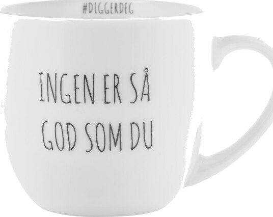 Porsgrunds Porselænsfabrik Porsgrund Porselænsfabrik Hashtag Ingen Er Så God Krus 38cl