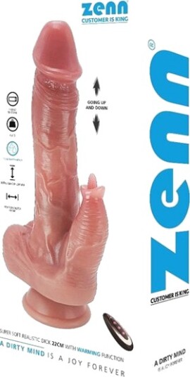 Super Soft Dildo With Warming Function 22 cm