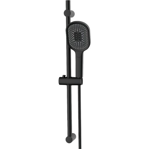 Zen Sanitary dusjsett, sort black 800 mm