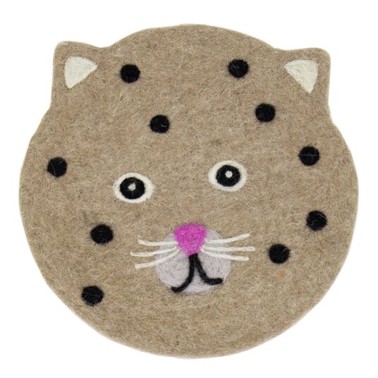 Afroart Felt sittepute 28 cm katt