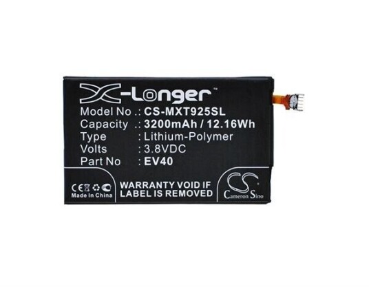 Motorola Droid RAZR HD batteri (3200 mAh 3.8 V)