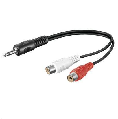 MICROCONNECT Audio Adapter Cable 0,2 meter