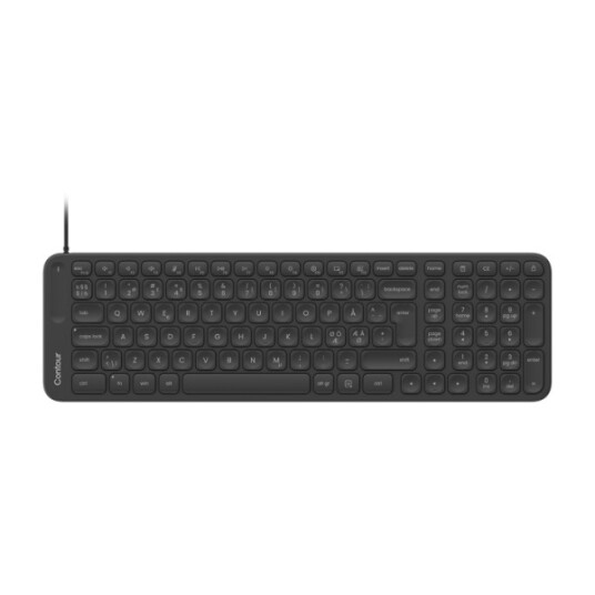 Contour Balance Kablet Midtstørrelse Tastatur USB-C Pan Nordic