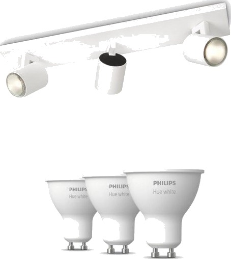 Philips Runner spotlampe 3 spotlights Hue White pærer