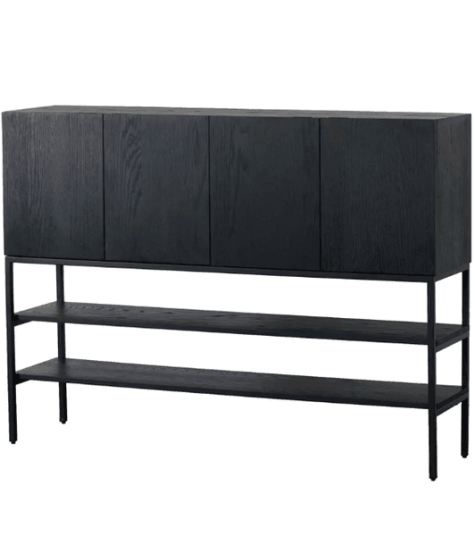 Trend Collection Dawson Skjenk Svart 145 x 35 x 107 cm