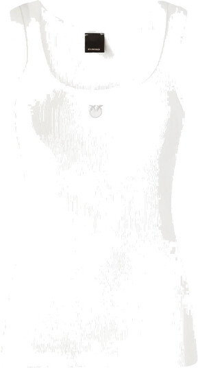 Pinko Dame Topper Hvit M,