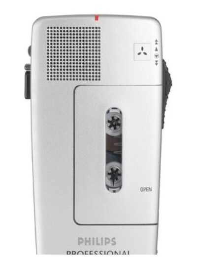 Philips Pocket Memo, 400 - 5000 Hz, 120 G, 128 Mm, 64 Mm, 25 Mm, Aaa