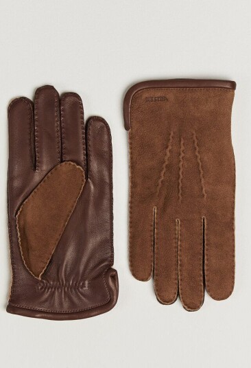 Hestra Balthazar Suede/Nappa Leather Glove Brown