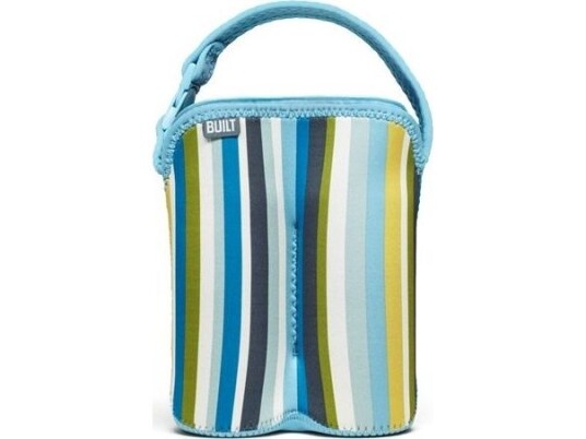 Built Bottle Buddy - Termopakke Med Dobbel Flaske (Baby Blue Stripe) Built Bottle Buddy - Termopakke Med Dobbel Flaske (Baby Blue Stripe)