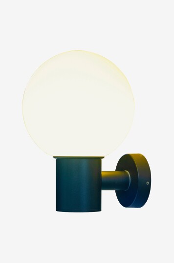 Aneta Lighting Vegglampe Saltvik utendørs Svart