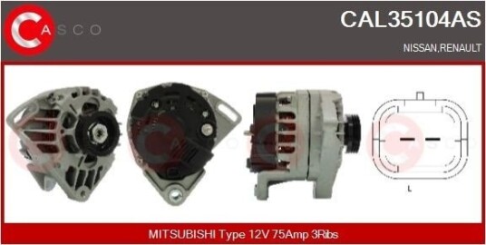 CASCO CAL35104AS Dynamo