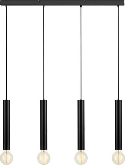 Sencillo 4 Pendelskinne  108 Cm  Sort