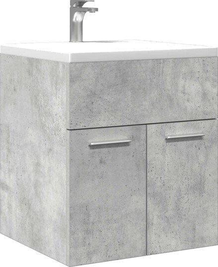 Baderomsservantskap betonggrå 41x38,5x46 cm konstruert tre 8721158436955
