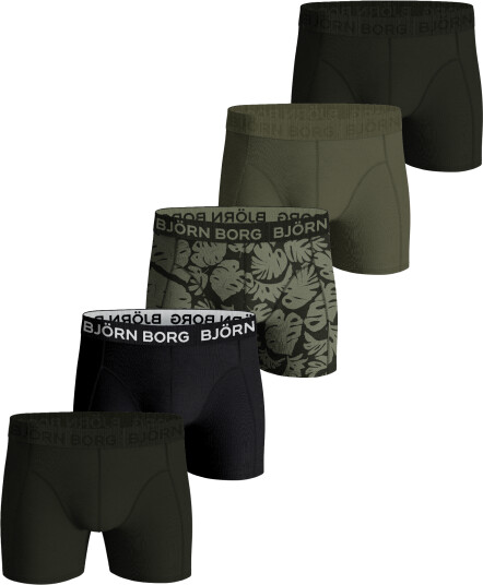 Björn Borg Men's Cotton Stretch Boxer 5-pack Multipack 5 S Björn Borg Men's Cotton Stretch Boxer 5-pack Multipack 5 S