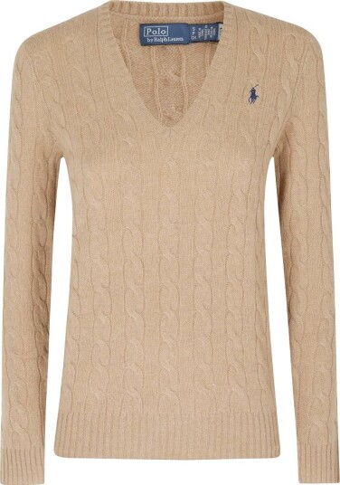 Polo Ralph Lauren Dame Strikkevarer Brun L,