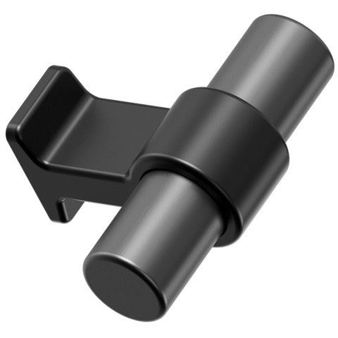 Beslag Design Bond T Knott Gun Metal / Matt Sort