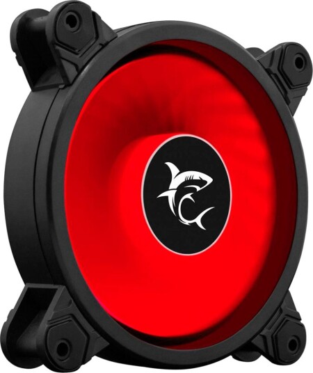 White Shark DASH PC-vifte LED 120mm Svart/Rød White Shark DASH PC-vifte LED 120mm Svart/Rød